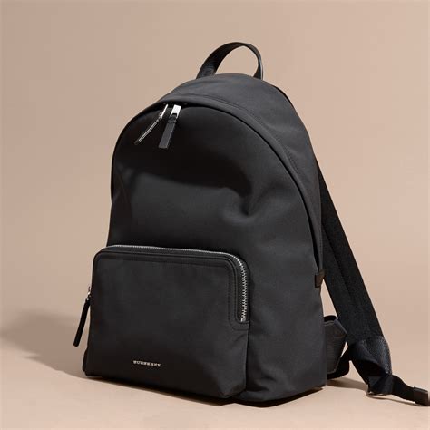 leather trim technical backpack burberry|Men’s Designer Backpacks .